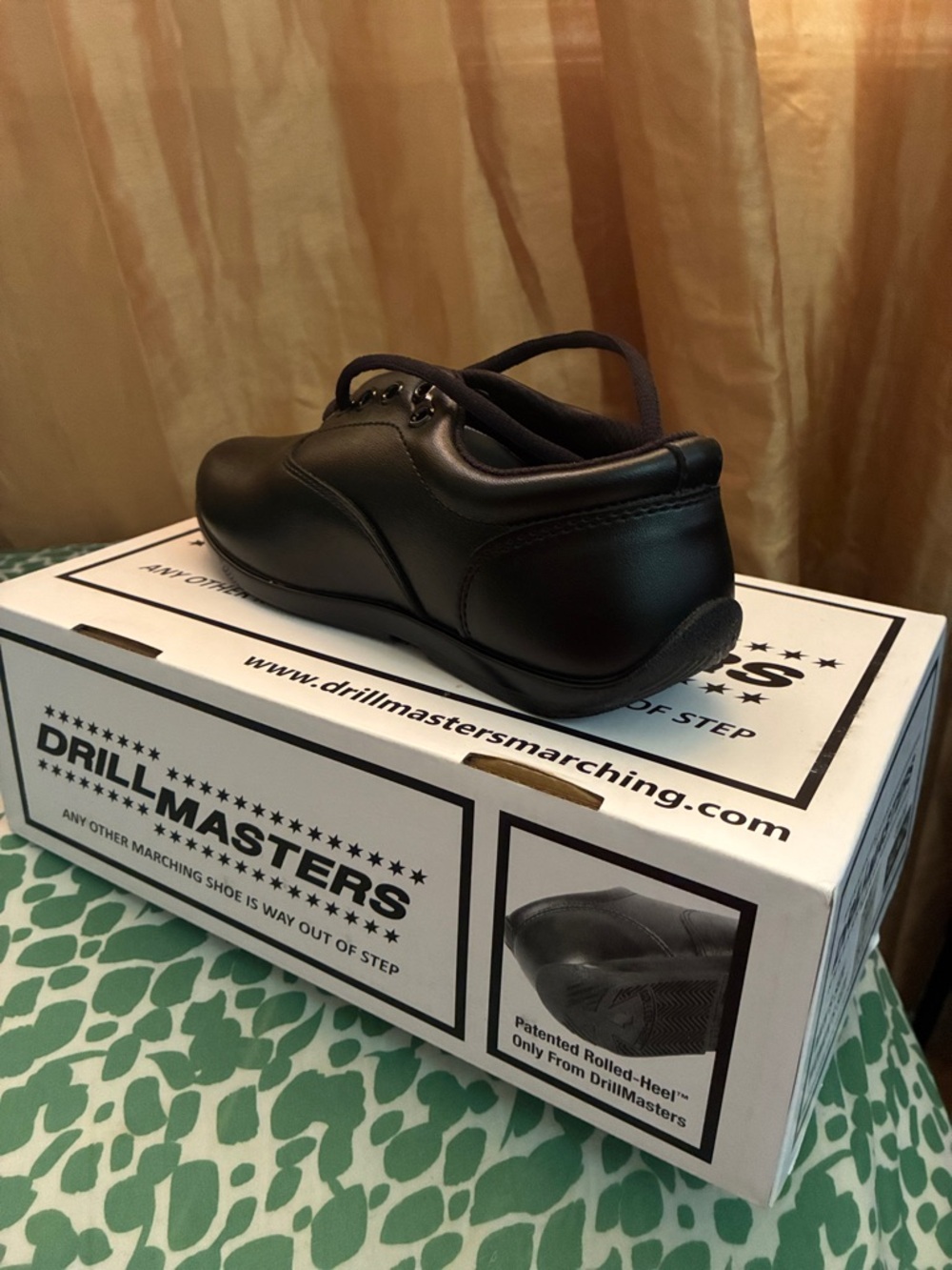 Masters Black Drill Masters Marching Shoe - Solid Sole